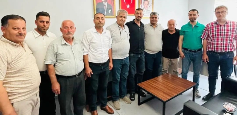 Defne Muhtarlarından Sercan Açıkyol’a Destek Ziyareti