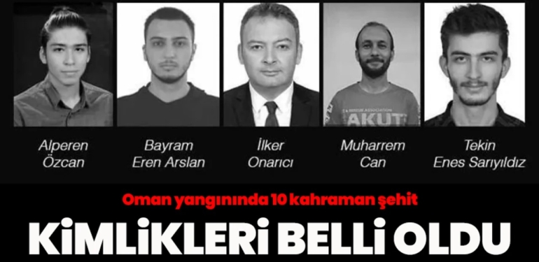 Orman Yangınında Şehit Olanların İsimleri Belli Oldu