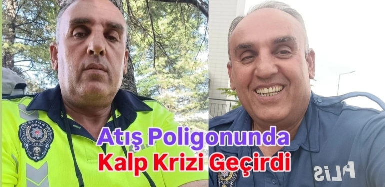 Hassalı Polis Memuru, Atış Eğitimi Sırasında Kalbine Yenik Düştü!