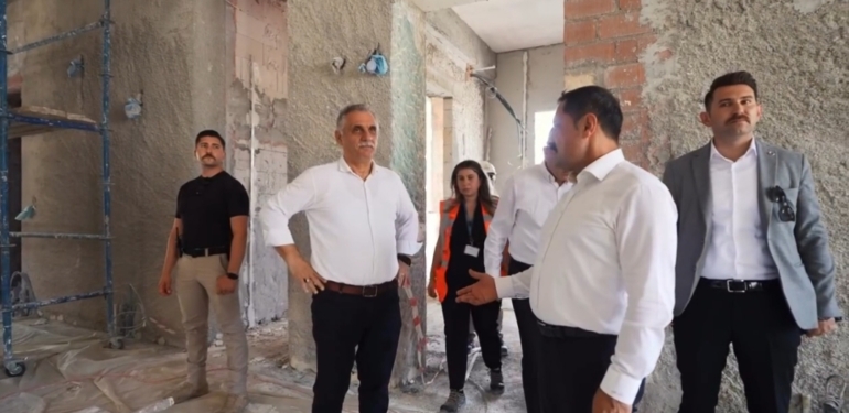 Vali Masatlı’dan Tarihi Yapılara  İnceleme