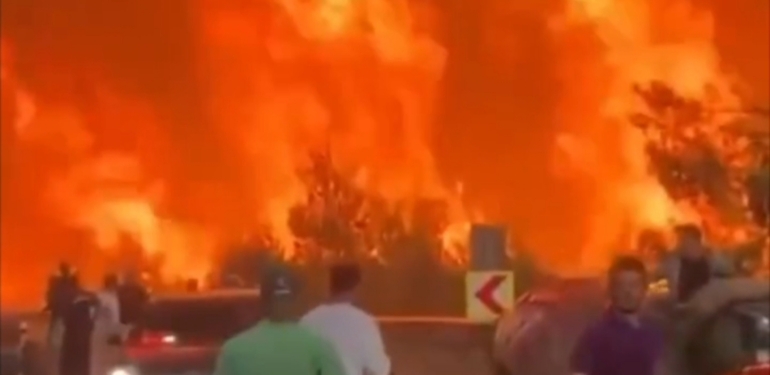 Bursa’da Başlayan Orman Yangını Büyüyerek Devam Ediyor!