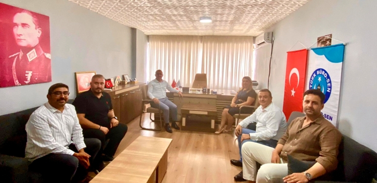 İskenderun Kaymakamı Önder’den, Türk Büro-Sen’e Ziyaret
