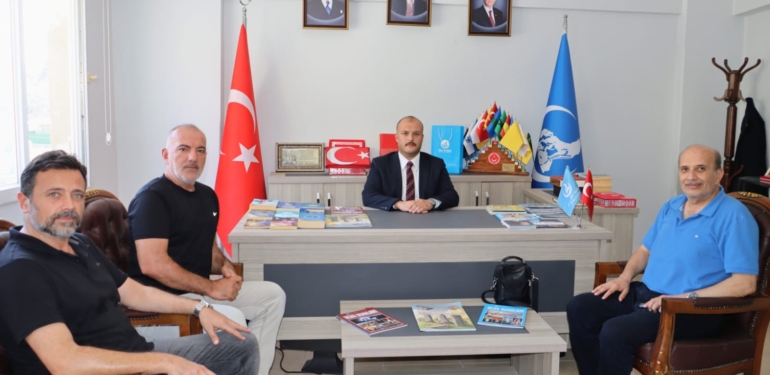 Gazetecilerden Başkan Çelik’e Hayırlı Olsun Ziyareti