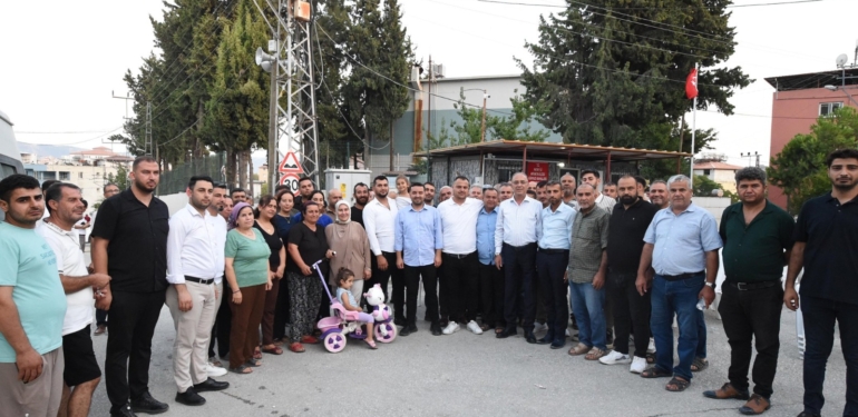 Yapar ve AK Parti İlçe Teşkilatından Mahalle Ziyaretleri