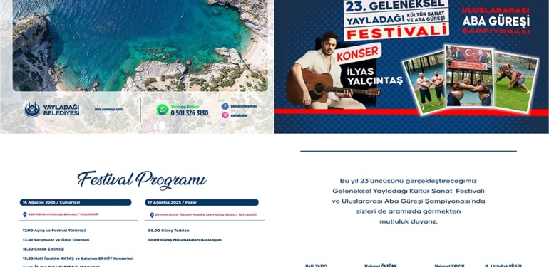 Yayladağı Aba Güreşi Festivali Başlıyor