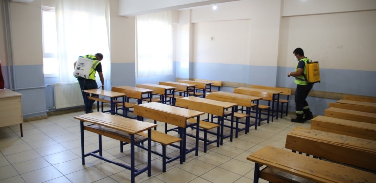 Yeni Eğitim Yılı Öncesi Okullarda Hijyen Seferberliği