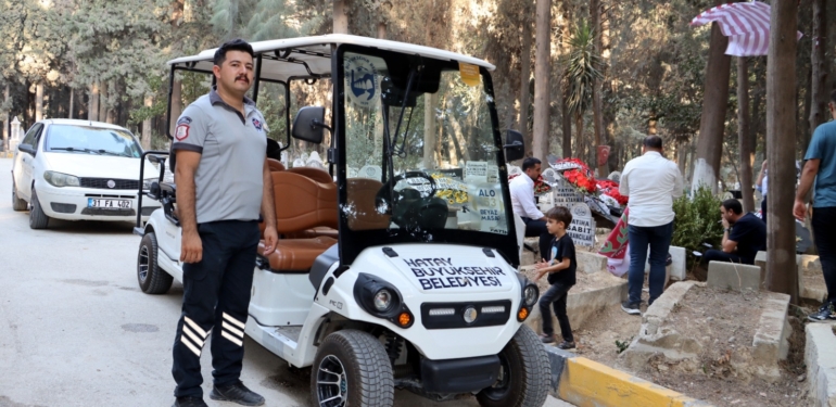 Yorulmadan Ziyaret; Mezarlıklarda Elektrikli Araç Kolaylığı
