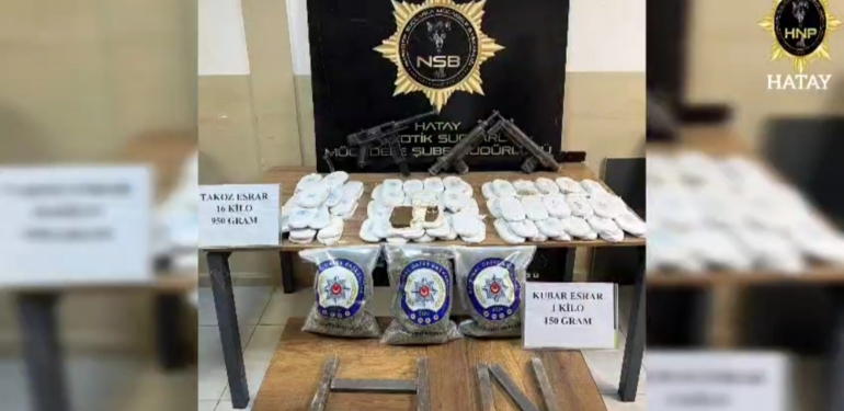 Altınözü’nde Uyuşturucu Operasyonu!