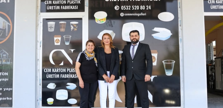 CHP’li Kara’dan Yeni Fabrikaya Hayırlı Olsun Ziyareti