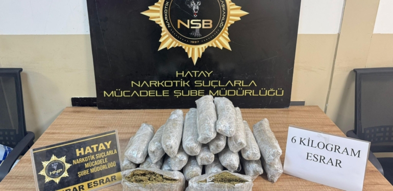 Reyhanlı’da 6 Kilo Uyuşturucuyla Yakalandılar!