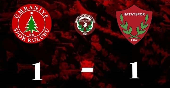 Hatayspor, Ümraniye Deplasmanından Puanla Döndü