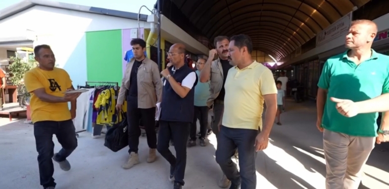 Vali Masatlı, Tarihi Uzun Çarşı Esnafını Ziyaret Etti