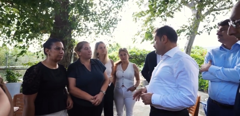 Vali Masatlı, Üreten Kadın Kooperatifi’ni Ziyaret Etti