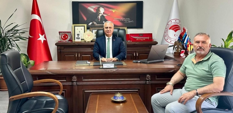 Başkan Tutar’dan, Hatay Tarım ve Orman İl Müdürü Türkmen’e Ziyaret