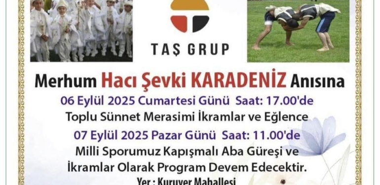 Taş Group’tan Hacı Şevki Sabit Karadeniz Anısına Geleneksel Etkinlik