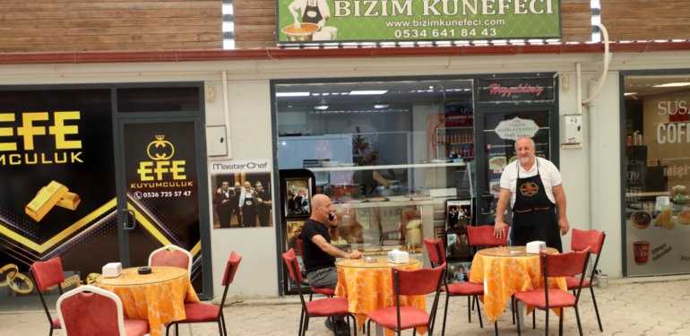 Tarihi Bizim Künefeci Türkiye Yüzyılı Çarşısında Hizmete Başladı