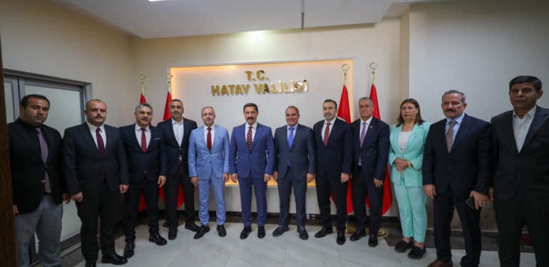 MHP Heyetinden Hatay Valisi Masatlı’ya Ziyaret
