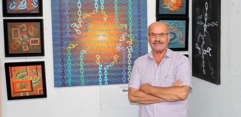 Ahmet Bostancı’nın Zincir Temalı Tabloları Büyük İlgi Gördü