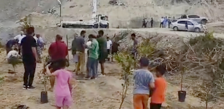 Samandağ’da Kesilen Ağaçların Yerine Fidan Diktiler