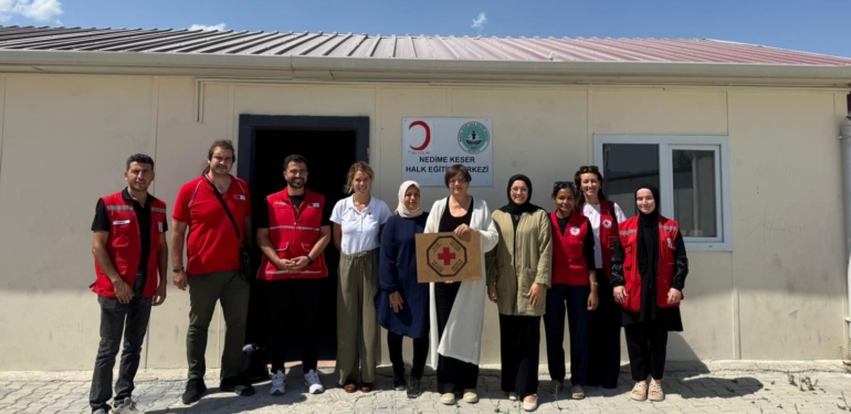Belçika ve Alman Kızılhaçı’ndan Hatay Ziyareti