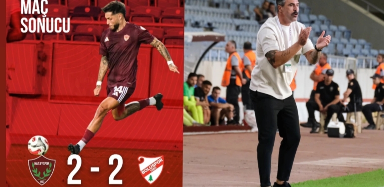 Hatayspor Üstünlüğünü Koruyamadı : 2-2