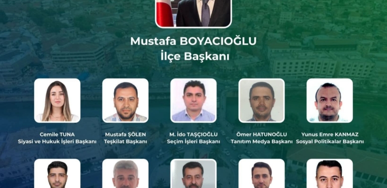 AK Parti Antakya İlçe Teşkilatında Yeni Yürütme Kurulu Belirlendi