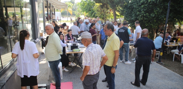 İskenderun Millet Parkında Sağlık Taraması