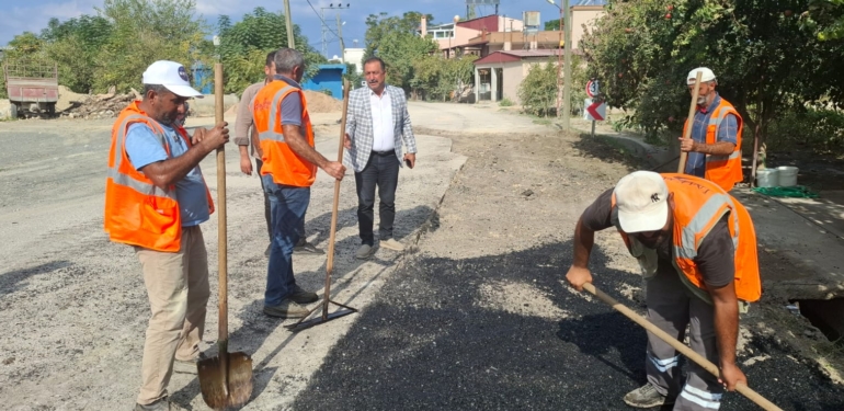 Hatay Büyükşehir Belediyesi Yol Onarım Çalışmalarını Sürdürüyor