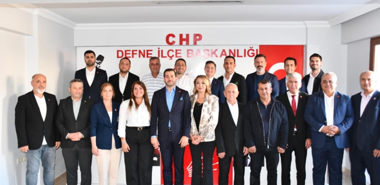 CHP Hatay İl Başkanı Hakan Tiryaki Yeniden Aday