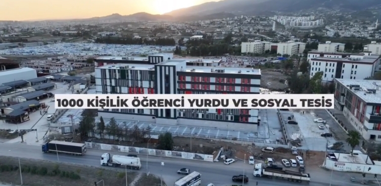 1000 Kişilik Öğrenci Yurdu Tamamlandı