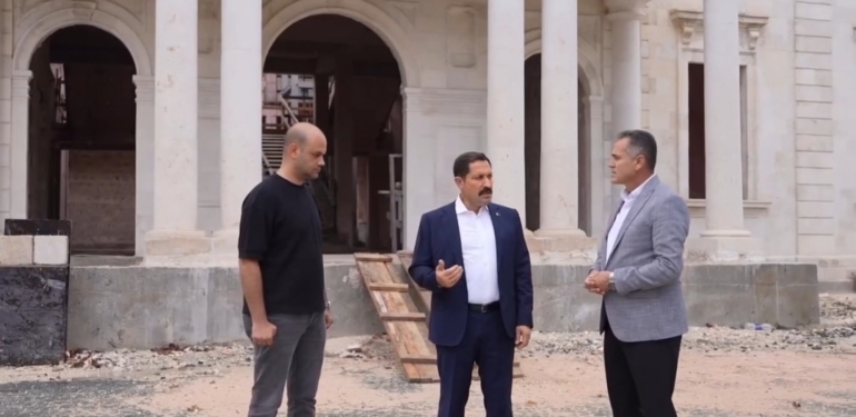 Tarihi Binada Restorasyon Çalışmaları Devam Ediyor