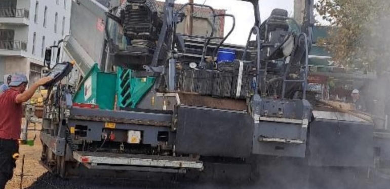 Atatürk ve Fatih Caddelerinde Asfaltlama Çalışmaları Başladı