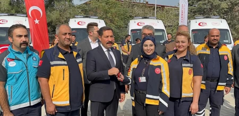 Hatay’da 12 Yeni Ambulans Hizmete Alındı