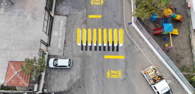 3 Boyutlu Yaya Geçidi Farkındalık Yarattı