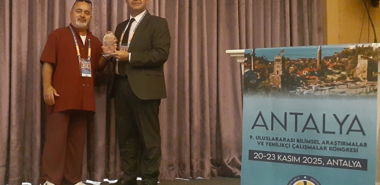 Prof. Dr. Sedat Cereci’nin Hatay Çalışmalarına Ödül