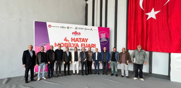 Hatay Ayakkabıcılar Odası’ndan Mobilya Fuarına Destek Ziyareti