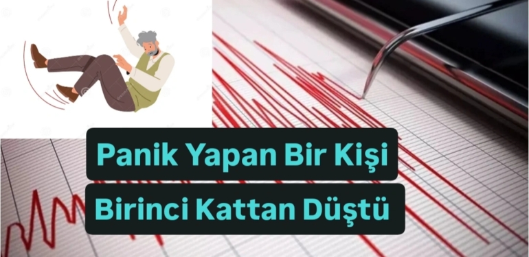 3.9’luk Depremde Panikleyen Bir Kişi Yaralandı