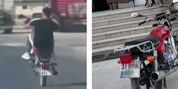 Kural Tanımaz Motosiklet Sürücüsüne 21 Bin 837 Lira Ceza