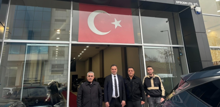 Aziz Yılmaz ve Heşar Haşimoğlu’ndan Efe Otomotiv’e Ziyaret