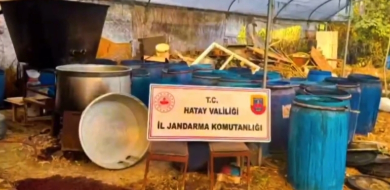 Hatay’da Sahte İçki Operasyonu