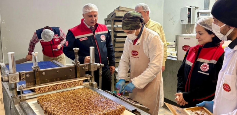 Şekerleme Üretim Tesislerine Yeni Yıl Denetimi