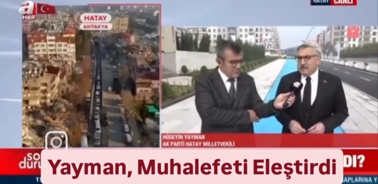 “Evler Ortada Yok Demek Büyük Bir Aymazlıktır”