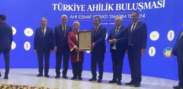 Ahi Esnafının Beratı Hatay Fırıncılar Odasına Verildi