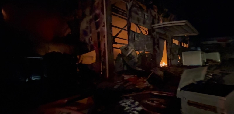 Antakya’da Mobilyacılar Sitesinde Yangın Paniği