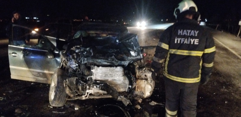 Kırıkhan–Reyhanlı Yolunda Feci Kaza: 1 Ölü, 6 Yaralı