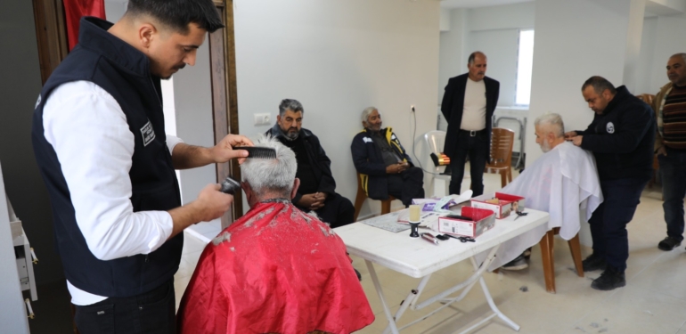 HBB’den Dezavantajlı Vatandaşlara Berber Hizmeti