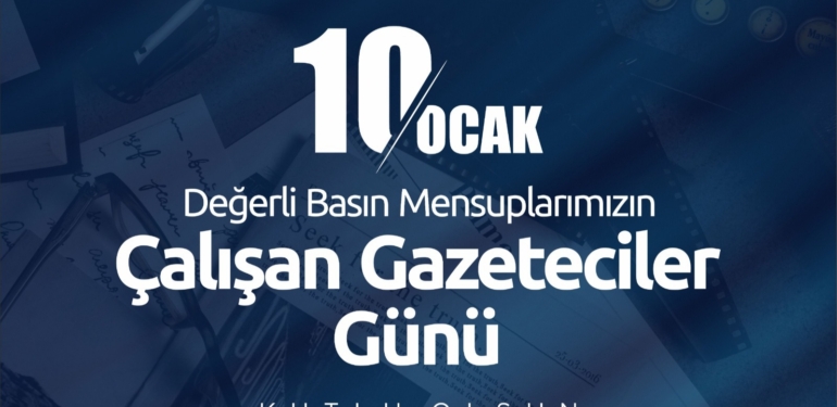 Başkan Yapar’dan 10 Ocak Çalışan Gazeteciler Günü Mesajı