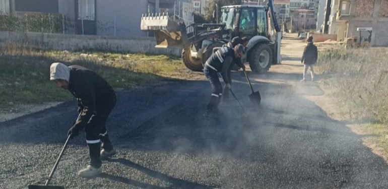 Antakya’da Asfalt Onarım Çalışmaları Sürüyor