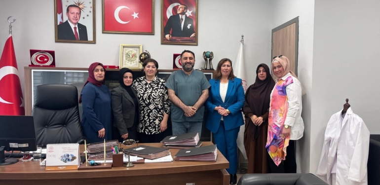 MHP Hatay KAÇEP’ten Başhekim Kavvasoğlu’na Ziyaret