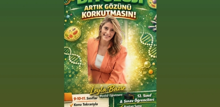 Deneyimli Öğretmen Leyla Bazır’dan Online Biyoloji Eğitimi